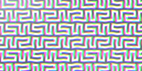  SoulSeamless geometric pattern background with  SoulStyle Effect