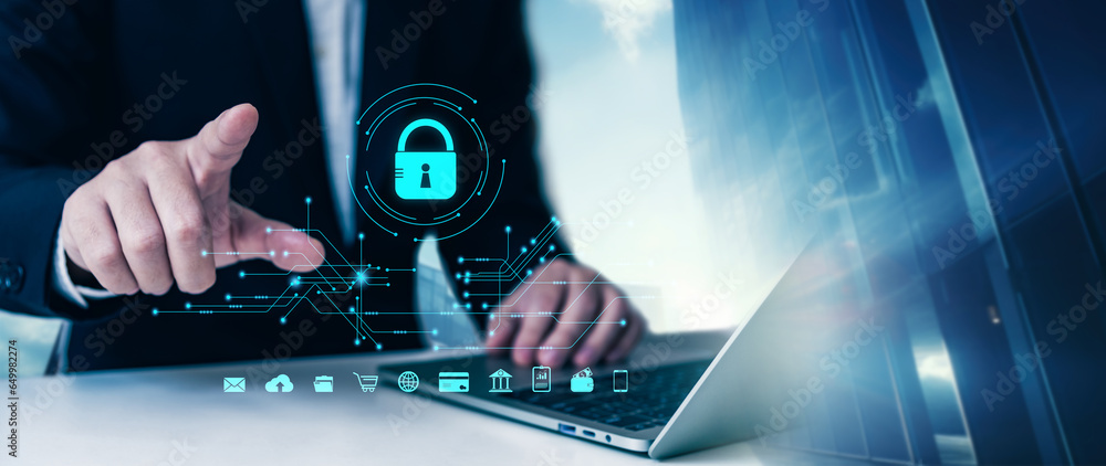 Poster digital privacy and cybersecurity, personal information in the advanced cyberspace, cyber identity p
