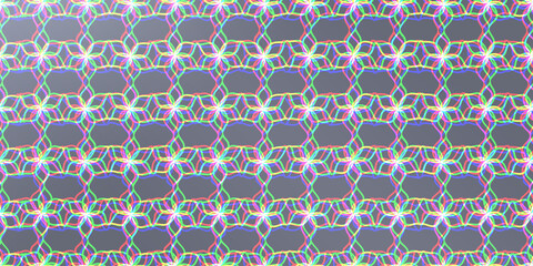  SoulSeamless geometric pattern background with  SoulStyle Effect