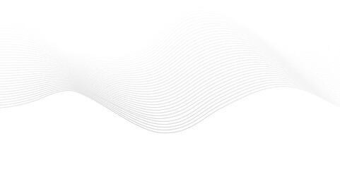 Seamless Abstract grey smooth wave lines element swoosh speed wave lines modern stream background. Abstract wave line for banner, template, wallpaper background with wave design. 