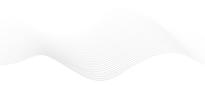 Seamless Abstract grey smooth wave lines element swoosh speed wave lines modern stream background. Abstract wave line for banner, template, wallpaper background with wave design. 