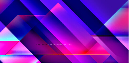 Dynamic triangle design with fluid gradient colors abstract background