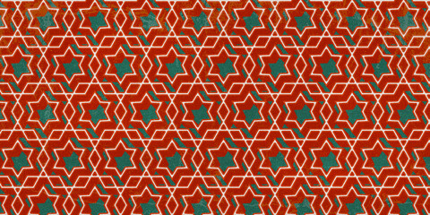 RetroSeamless geometric pattern background with  RetroStyle Effect