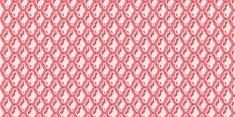  Pink RetroSeamless geometric pattern background with  Pink RetroStyle Effect
