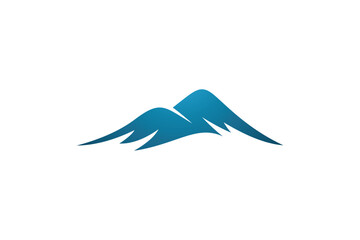 simple mountain logo