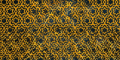  Grunge  Seamless geometric pattern background with  Grunge  Style Effect