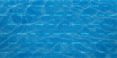 WaterSeamless geometric pattern background with  WaterStyle Effect