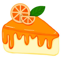 orange fruit cake