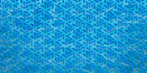 Donuts style effect Seamless geometric pattern background with Card Board Style Effect
