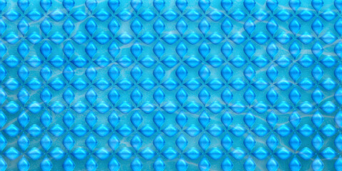 Fototapeta na wymiar Donuts style effect Seamless geometric pattern background with Card Board Style Effect 