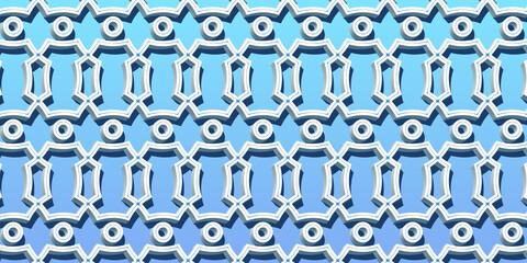  New 3D StyleSeamless geometric pattern background with  New 3D StyleStyle Effect