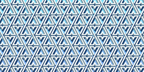  New 3D StyleSeamless geometric pattern background with  New 3D StyleStyle Effect