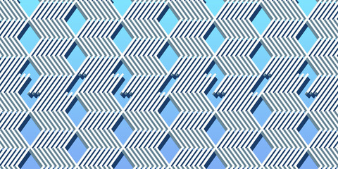  New 3D StyleSeamless geometric pattern background with  New 3D StyleStyle Effect