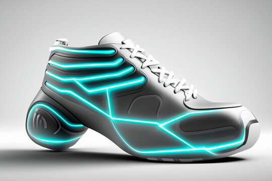 Prototype Of Sports Shoes AI Generated
