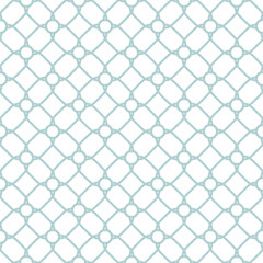 Seamless light blue ornament in arabian style. Geometric abstract background. Pattern for wallpapers and backgrounds