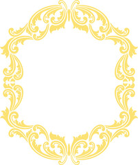 Classic Ornament Frame for Wedding 