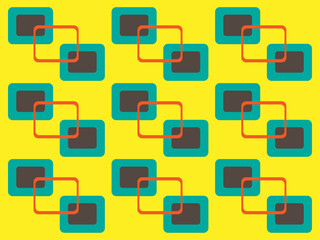 アフリカ風のテキスタイル背景デザインの柄