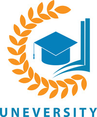 Heraldic symbols for university and college education design