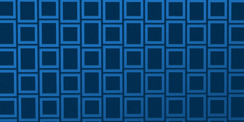 Blue color seamless geometric pattern background 