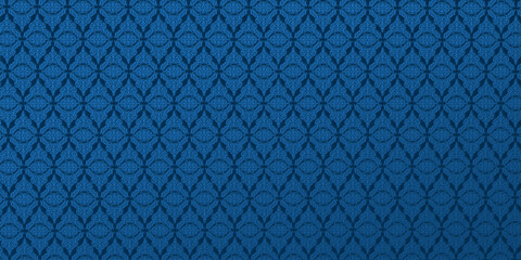 Fototapeta na wymiar Blue color seamless geometric pattern background 