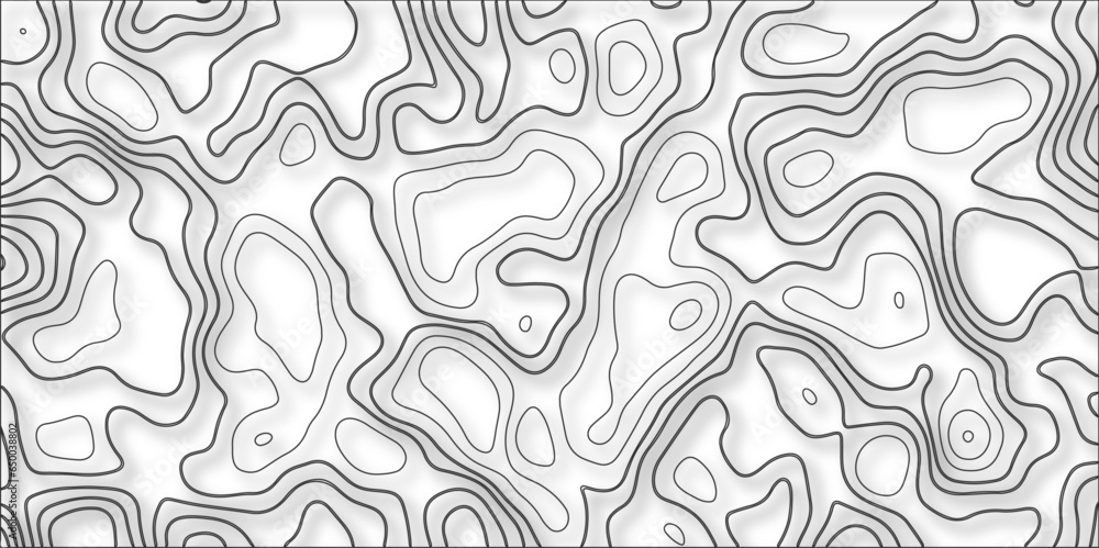 Poster contour map background. vector geography scheme and terrain. topography grid map. stylized topograph