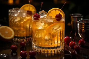 Fotobehang Old Fashioned cocktail  © Іван Белей