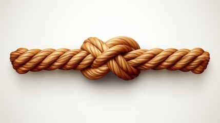 a short rope with knots