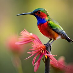 Fototapeta premium red headed bee eater