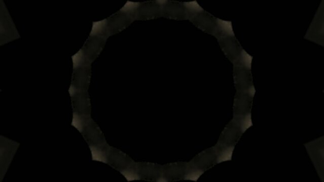 Rippling Black And White Spiral Particles, Looping Motion Background premium 