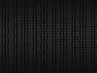 Black metal texture steel background. Luxurious steel ornament. Perforated metal sheet.