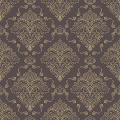 Orient vector classic pattern. Seamless abstract background with vintage elements. Orient pattern. Ornament for wallpapers and packaging