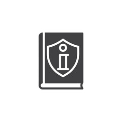 Rules book vector icon