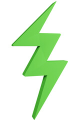 3d Thunder and bolt lighting