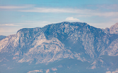 Mountain peaks in Turkey. Nature