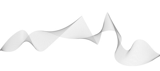 Abstract wave element for design. Digital frequency track equalizer. Stylized line art background....