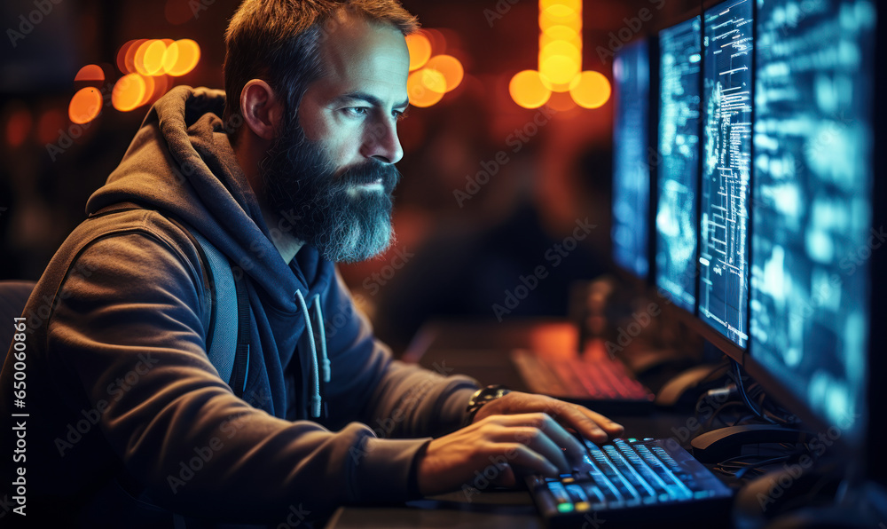 Poster disaster recovery in focus: it expertise and bokeh backdrop