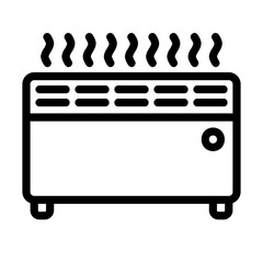 Outline icon for web. Electronic device icon
