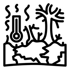 Natural Disasters Drought icon
