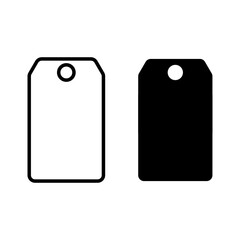 Tag vector icon set. Price illustration sign collection. Sales symbol or logo.