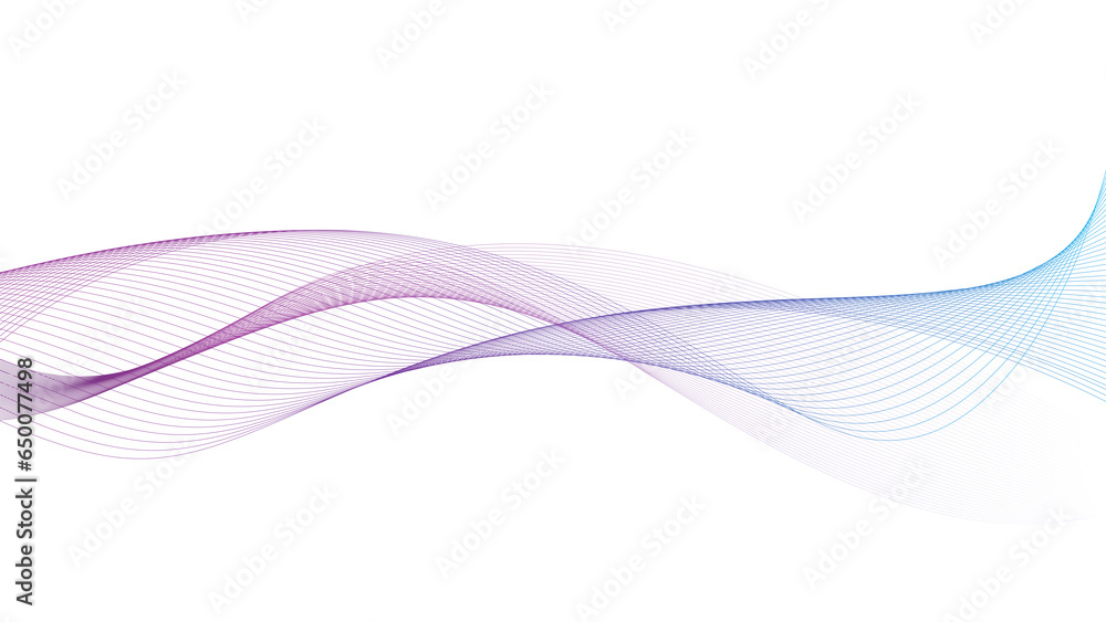 Aufkleber modern abstract glowing wave background. dynamic flowing wave lines design element. futuristic techn