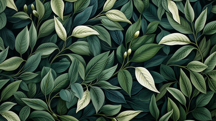 Abstract Leaf Patterns: Capturing the Essence of Leaves in Motion