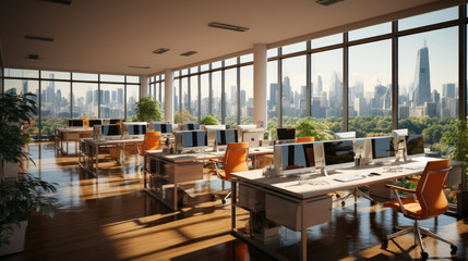 Modern Open Space Office Design