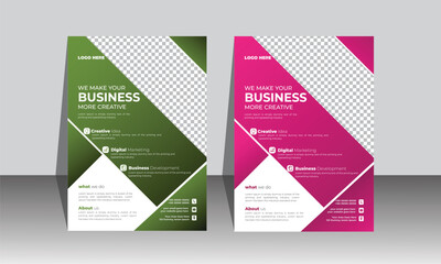 Creative Business Brochure Flyer Design, Modern Flyer Design.


