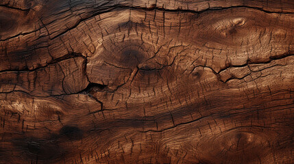 A seamless texture reveals a closeup of tree bark, offering a tileable panoramic natural wood pattern inspired by oak, fir, or pine forest woodland surfaces. 