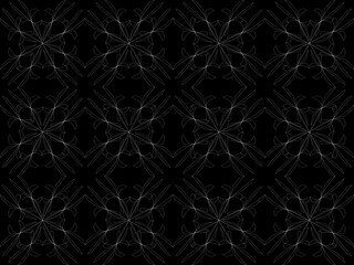 black and white seamless pattern