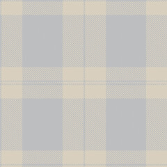 Neutral Colour Classic Plaid textured Seamless Pattern