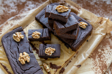 Gluten free brownies. Baked with black beans