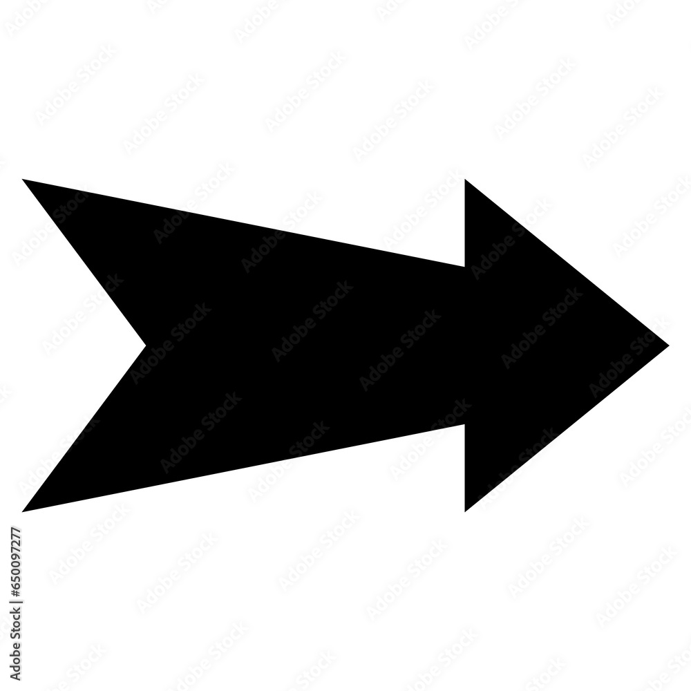Aufkleber arrow icon. modern simple arrow or cursor. directional arrow flat style isolated on white background