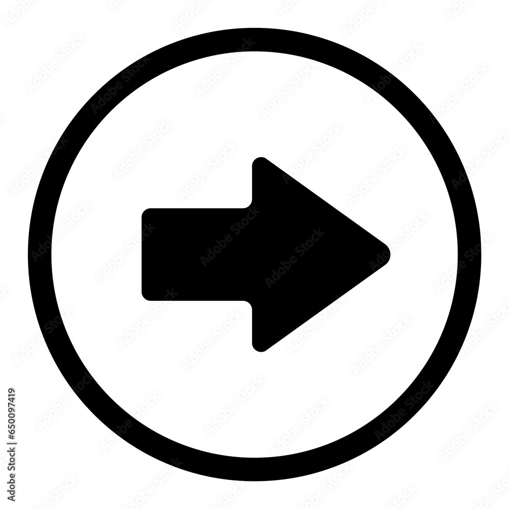 Poster arrow icon. modern simple arrow or cursor. directional arrow flat style isolated on white background