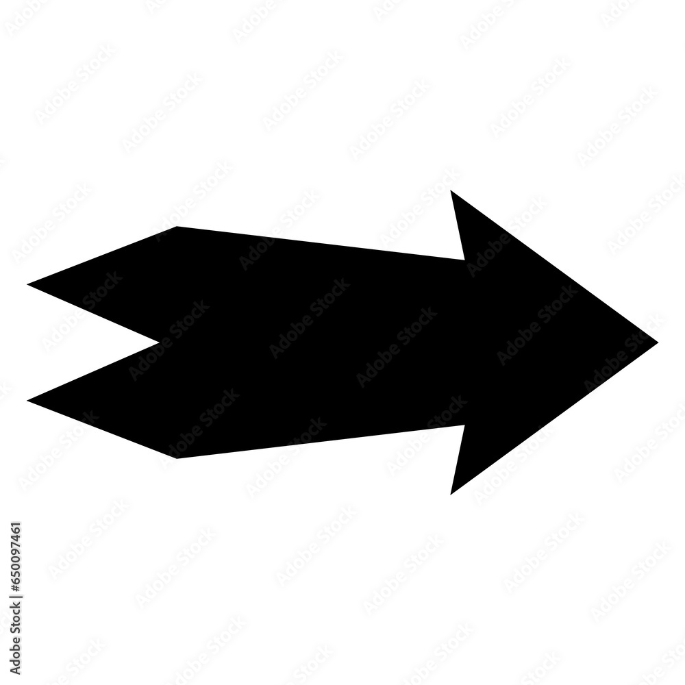 Aufkleber arrow icon. modern simple arrow or cursor. directional arrow flat style isolated on white background